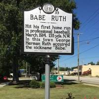 Marker: Babe Ruth's First Home Run