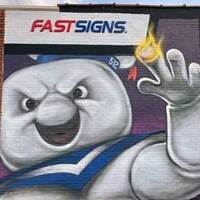 Stay Puft Marshmallow Man Mural