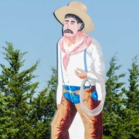 Giant Cowboy Sign