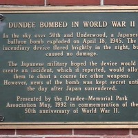 Plaque: Japanese Balloon Bomb Exploded Here
