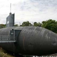 USS Albacore, Submarine in a Ditch