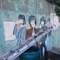 Beatles Mural from the 1970s