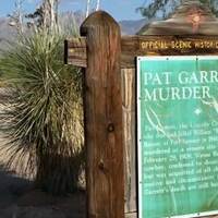 Pat Garrett Murder Site Sign
