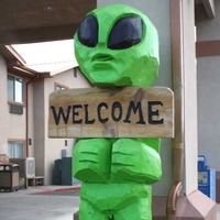 Welcome Alien Statue