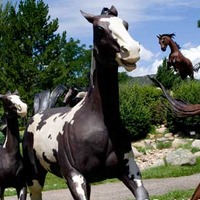 Galloping Horse Statues