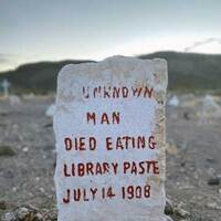 Died Eating Library Paste