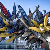 Sculpture Made Of Over 200 Boats