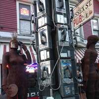 Tower of Pay Phones
