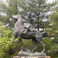 Statue of the Teen Girl Paul Revere