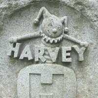 Comical Grave of Alfred Harvey