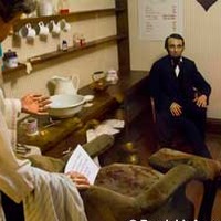 Niagara Wax Museum of History: Lincoln's Haircut Chair