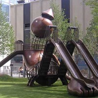 Giant Cartoon Man Playground Slide