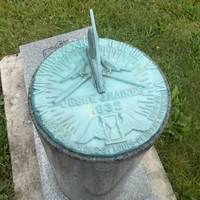 Sun Dial Grave of Baseball's Jesse Haines