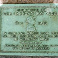 Unknown Boy Scout Plaque