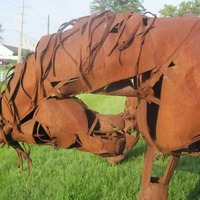 Rusty Steel Horses