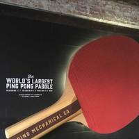 World's Largest Ping Pong Paddle