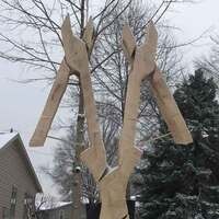 Trees Carved into Pliers