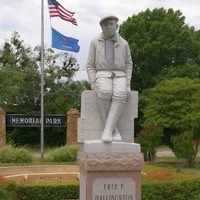 Halliburton Statue - Memorial Park