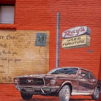 Mural on Route 66 Hospice