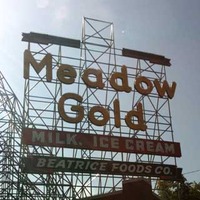 Meadow Gold Milk Sign