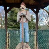 Statue of Paul Bunyan's Little Brother
