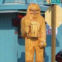 Bigfoot Holding a Beer Mug
