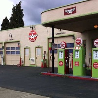 Restored Flying A Gas Station