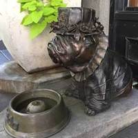 Statue of the Hilarious Bulldog