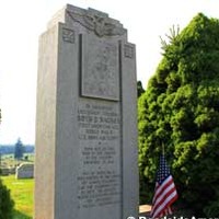 Grave of USA's First WWII Air Ace