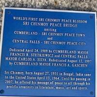 World's First Sri Chinmoy Peace Blossom Bridge