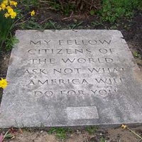 JFK's Rejected Grave Slab