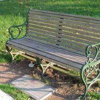 Ruth Buzzi Park Bench