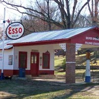 Old Time Esso Gas Station