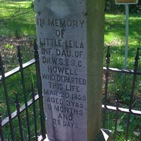 Street Corner Grave of Little Leila Howell