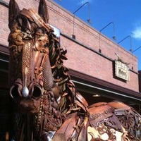 Ornate Junk Metal Horses
