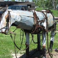 Scrap Metal Horse