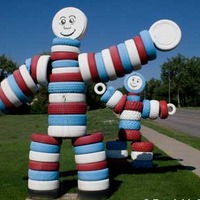 Man Made From Tires