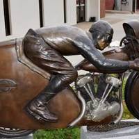Statue of the Superfast Cyclist
