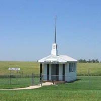 Rest Stop Tiny Church - Westbound