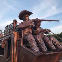 Life-Size Stagecoach Robbery