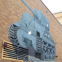 Tank on a Wall