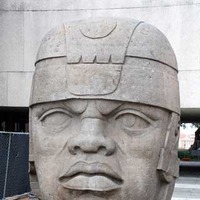 Giant Olmec Head Replica