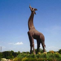 Giraffe Statue at Dallas Zoo
