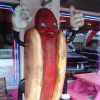 Hot Dog Man Statue