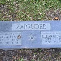 Grave of Abraham Zapruder: He Filmed JFK's Assassination
