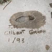 Footprint of Johnny Depp
