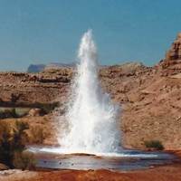 Geyser Plugged By Rock-Throwers