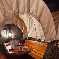 Eat in Indoor Covered Wagons