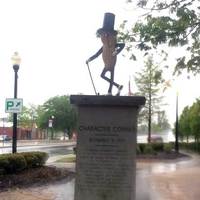 Statue of Mr. Peanut