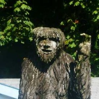 Woodcarved Bigfoot